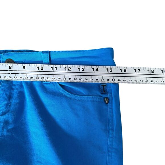 Tripp NYC Skull Pants Women’s 5 Blue Cotton Stretch Skinny Leg 5-Pockets - Picture 9 of 12